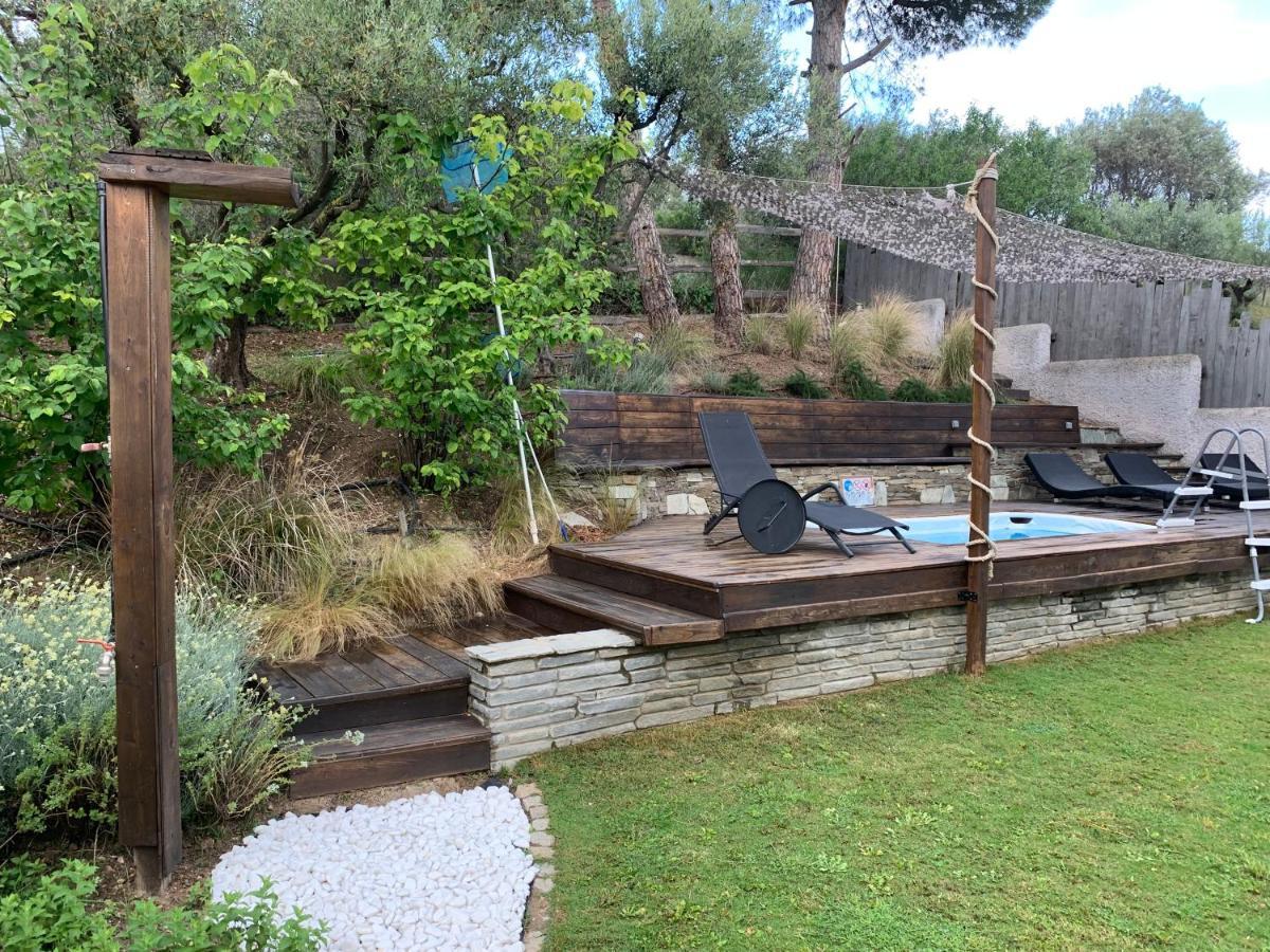 Sea View Villa In Olive Garden Nea Kallikrateia Extérieur photo