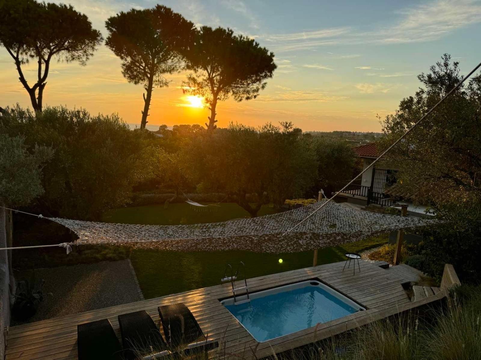 Sea View Villa In Olive Garden Nea Kallikrateia Extérieur photo