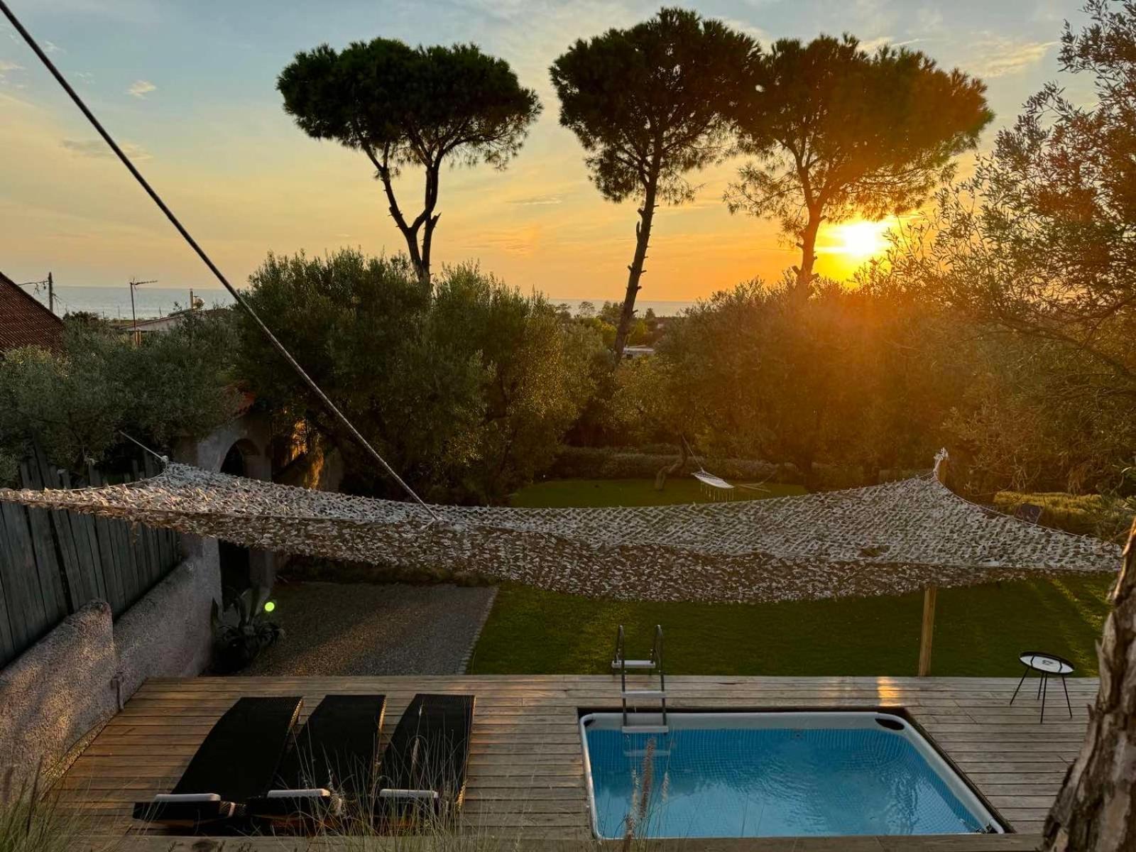 Sea View Villa In Olive Garden Nea Kallikrateia Extérieur photo